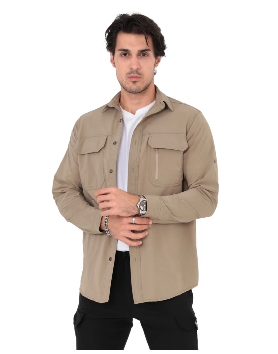 Outdoor Havalandırmalı Şık Rahat Ve Kullanışlı Kadın Erkek Unisex Taktik Gömlek