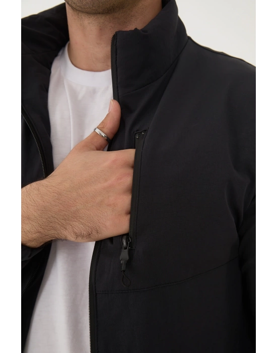 Outdoor Unisex Slim Fit Likralı Su İtici Çok Cepli Mevsimlik Taktik Spor Ceket