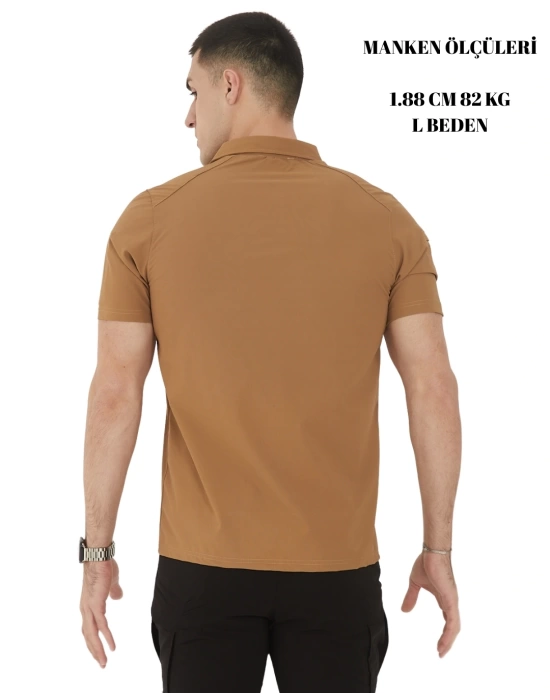Outdoor Taktik Polo Tişört | Su İticili, Esnek, Nefes Alabilir | Görev & Günlük Kullanım İçin