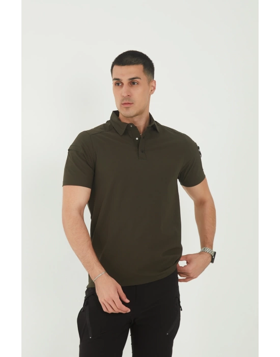 Outdoor Taktik Polo Tişört | Su İticili, Esnek, Nefes Alabilir | Görev & Günlük Kullanım İçin
