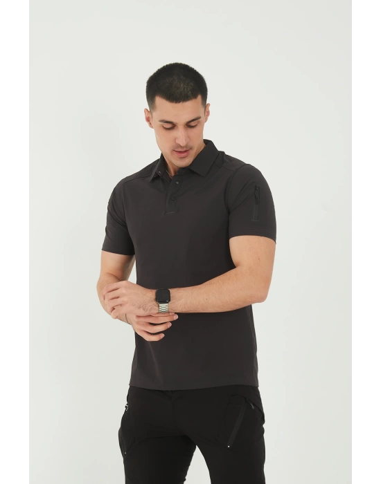 Outdoor Taktik Polo Tişört | Su İticili, Esnek, Nefes Alabilir | Görev & Günlük Kullanım İçin