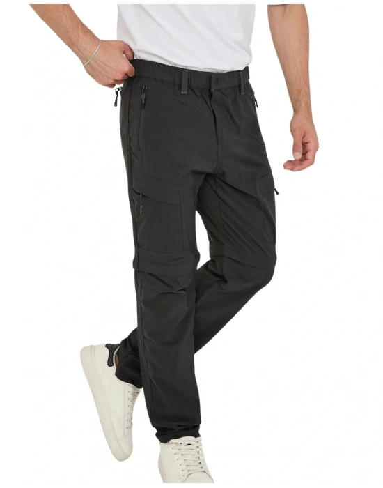 Yazlık Likralı Outdoor Şorta Dönüşen Unisex Erkek Kadın Dönüştürülebilir Taktik Pantolon