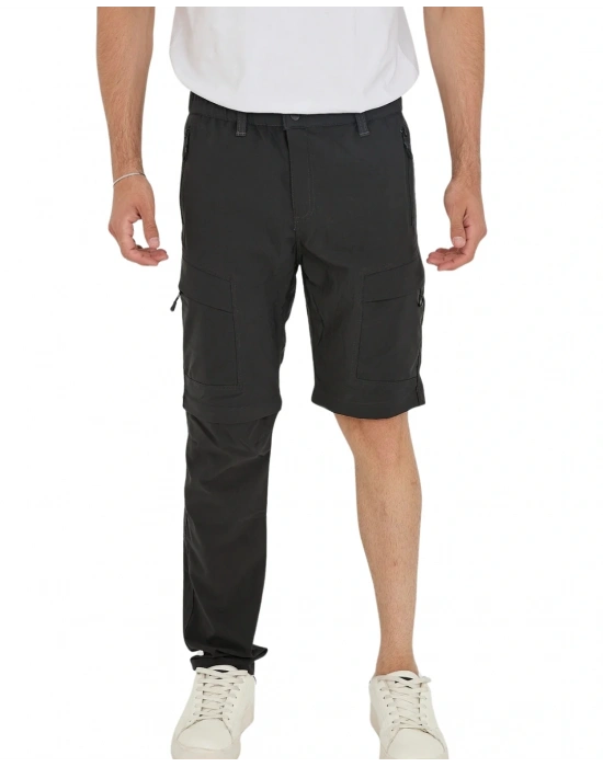 Yazlık Likralı Outdoor Şorta Dönüşen Unisex Erkek Kadın Dönüştürülebilir Taktik Pantolon