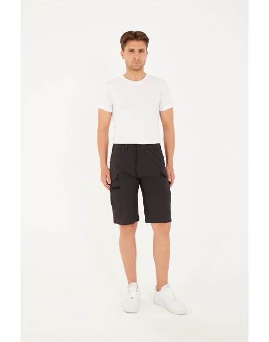 Kadın Erkek Unisex Su İtici Spor Likralı Yazlık Taktik Şort - 5 Cepli Regular Kalıp