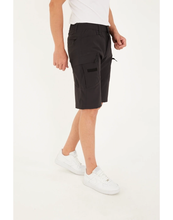 Kadın Erkek Unisex Su İtici Spor Likralı Yazlık Taktik Şort - 5 Cepli Regular Kalıp