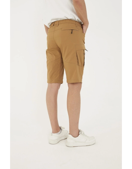 Kadın Erkek Unisex Su İtici Spor Likralı Yazlık Taktik Şort - 5 Cepli Regular Kalıp