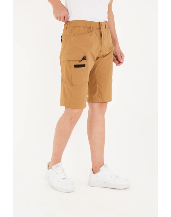 Kadın Erkek Unisex Su İtici Spor Likralı Yazlık Taktik Şort - 5 Cepli Regular Kalıp