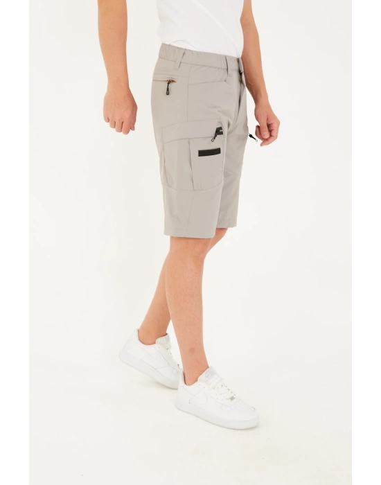 Kadın Erkek Unisex Su İtici Spor Likralı Yazlık Taktik Şort - 5 Cepli Regular Kalıp