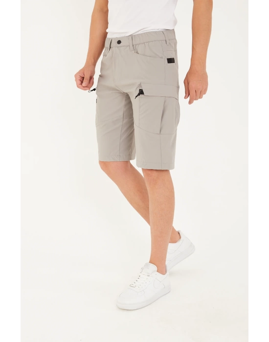 Kadın Erkek Unisex Su İtici Spor Likralı Yazlık Taktik Şort - 5 Cepli Regular Kalıp