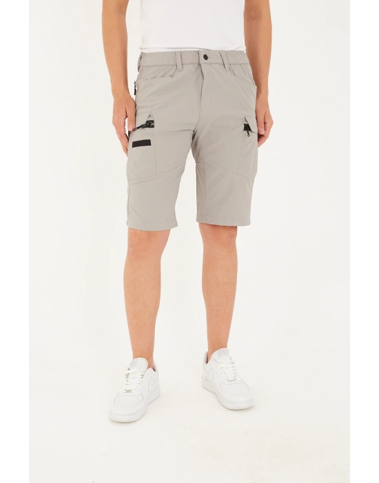 Kadın Erkek Unisex Su İtici Spor Likralı Yazlık Taktik Şort - 5 Cepli Regular Kalıp
