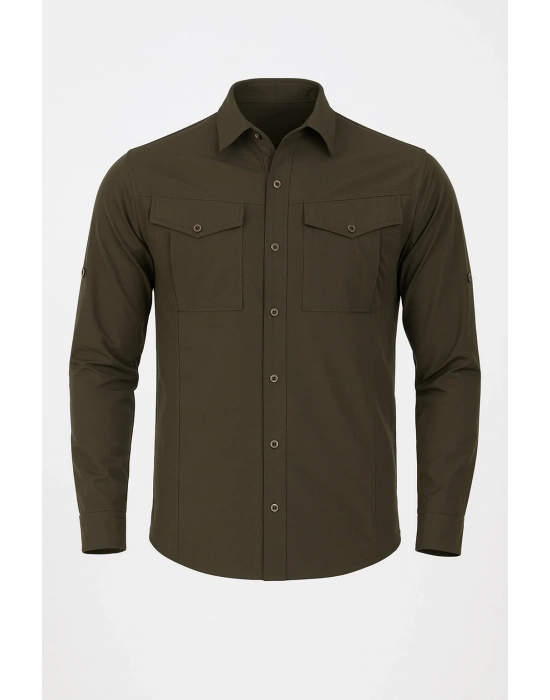 Outdoor Havalandırmalı Şık Rahat Ve Kullanışlı Kadın Erkek Unisex Taktik Gömlek