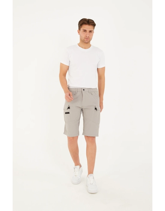 Kadın Erkek Unisex Su İtici Spor Likralı Yazlık Taktik Şort - 5 Cepli Regular Kalıp
