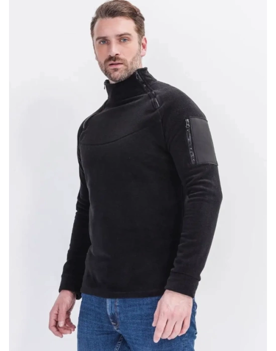 Outdoor Polar Erkek Kadın Unisex Fermuarlı Kombat Tactical Cepli Polar