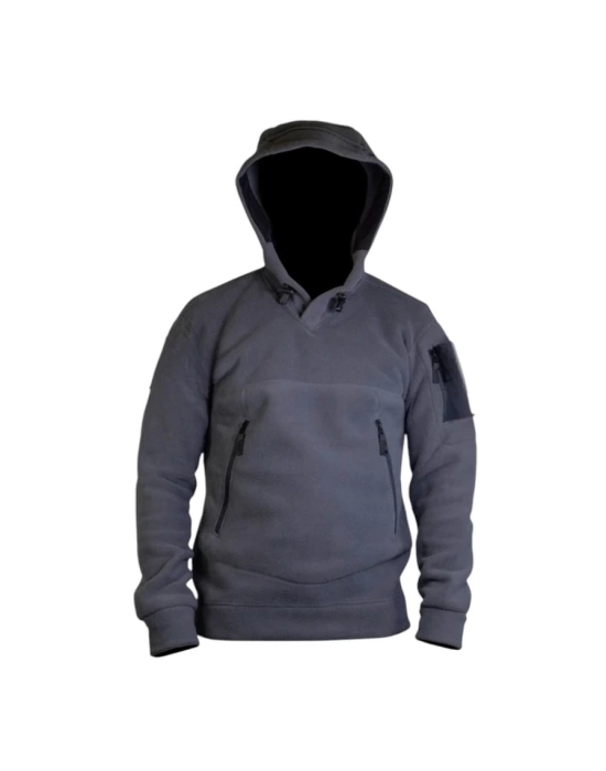 Outdoor Polar Erkek Kadın Unisex Kapşonlu Kombat Tactical Cepli Polar