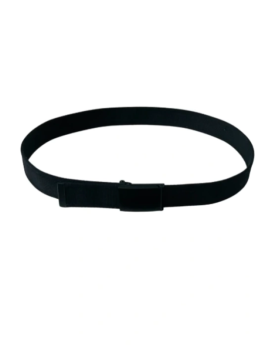Siyah Metal Tokalı Kadın Erkek Bay Bayan Unisex Dokuma Taktik Kanvas Spor Kot Bez Kemer