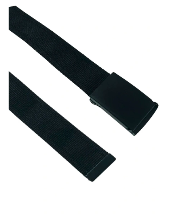 Siyah Metal Tokalı Kadın Erkek Bay Bayan Unisex Dokuma Taktik Kanvas Spor Kot Bez Kemer