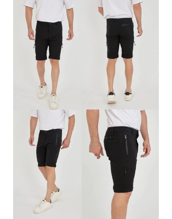 Şorta Dönüşen Likralı Yazlık Unisex Taktik Pantolon Outdoor Dönüştürülebilir Erkek Kadın Pantolon