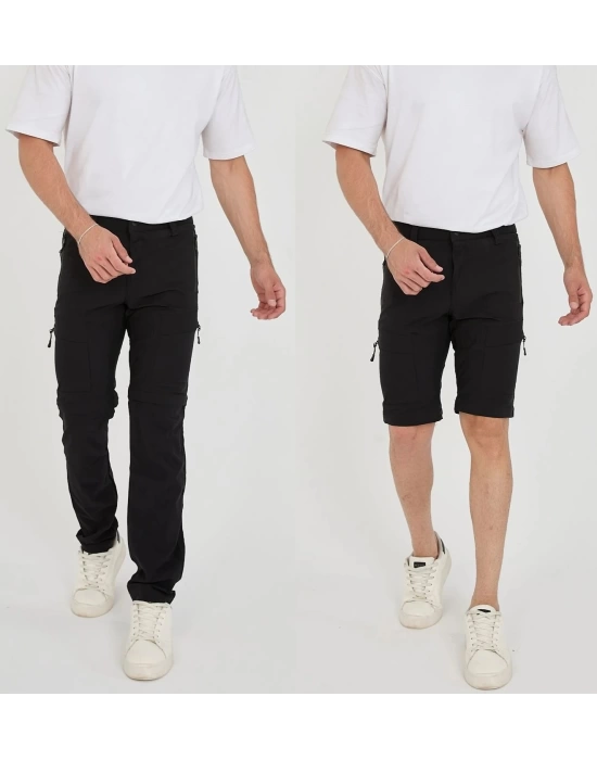 Şorta Dönüşen Likralı Yazlık Unisex Taktik Pantolon Outdoor Dönüştürülebilir Erkek Kadın Pantolon