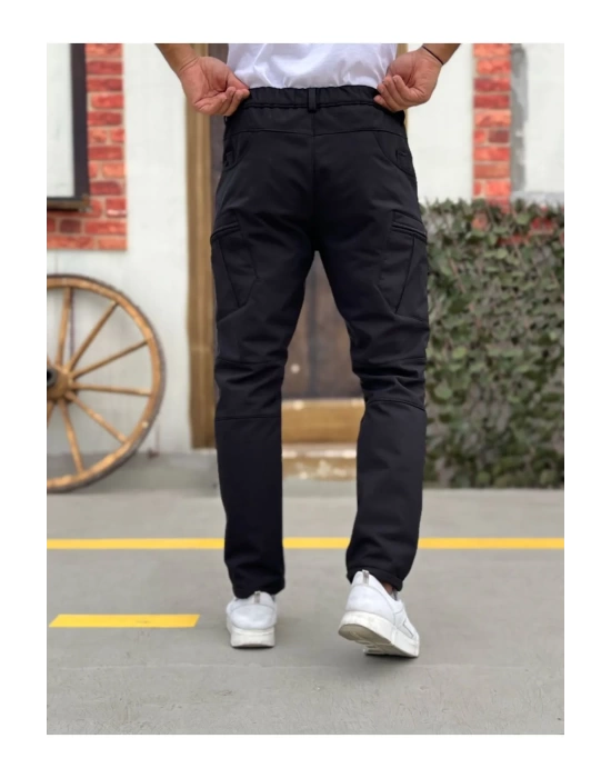 Unisex Erkek Kadın Outdoor Softshell Su ve Rüzgar Geçirmez İçi Polarlı Kışlık Taktik Pantolon
