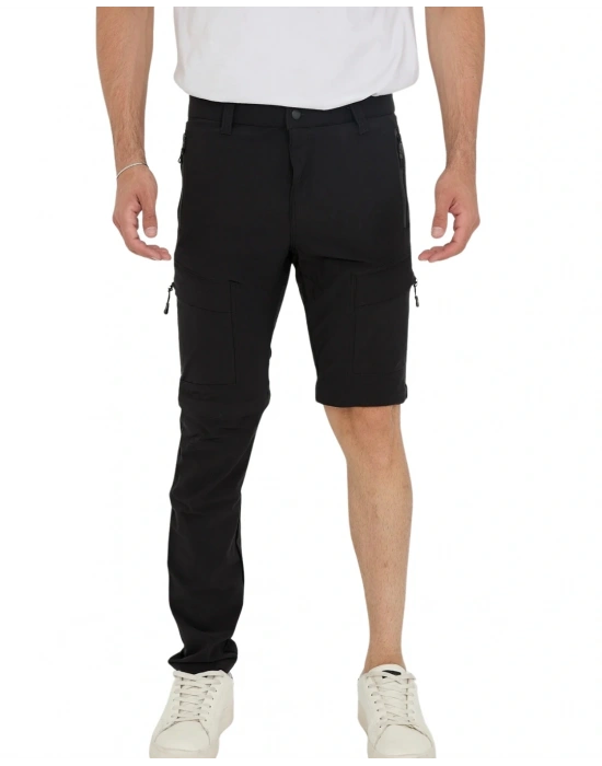 Yazlık Likralı Outdoor Şorta Dönüşen Unisex Erkek Kadın Dönüştürülebilir Taktik Pantolon