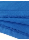 %100 Pamuk Unisex Kadın Erkek Bisiklet Yaka Basic Tişört