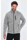 Unisex Erkek Kadın Outdoor Cepli Tam Fermuarlı Polar