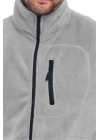 Unisex Erkek Kadın Outdoor Cepli Tam Fermuarlı Polar