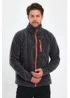 Unisex Erkek Kadın Outdoor Cepli Tam Fermuarlı Polar