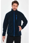 Unisex Erkek Kadın Outdoor Cepli Tam Fermuarlı Polar