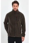 Unisex Erkek Kadın Outdoor Cepli Tam Fermuarlı Polar