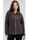Unisex Kadın Erkek Outdoor Cepli Tam Fermuarlı Polar