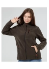 Unisex Kadın Erkek Outdoor Cepli Tam Fermuarlı Polar