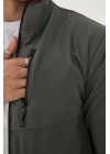 Outdoor Unisex Slim Fit Likralı Su İtici Çok Cepli Mevsimlik Taktik Spor Ceket