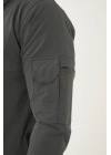 Outdoor Unisex Slim Fit Likralı Su İtici Çok Cepli Mevsimlik Taktik Spor Ceket