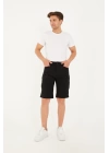 Kadın Erkek Unisex Su İtici Spor Likralı Yazlık Taktik Şort - 5 Cepli Regular Kalıp