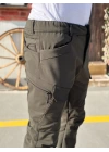Erkek Kışlık Haki Outdoor Softshell İçi Polarlı Su Ve Rüzgar Geçirmez Taktik Pantolon