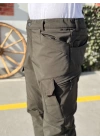 Erkek Kışlık Haki Outdoor Softshell İçi Polarlı Su Ve Rüzgar Geçirmez Taktik Pantolon