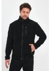 Unisex Erkek Kadın Outdoor Cepli Tam Fermuarlı Polar