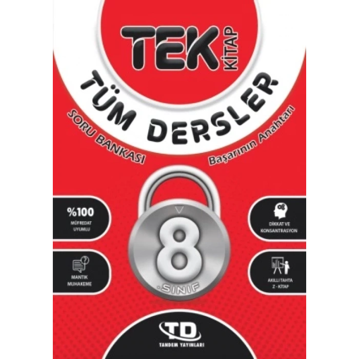 YENİ TEK KİTAP TÜM DERSLER 8. SINIF SORU BANKASI