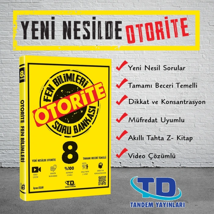 OTORİTE FEN BİLİMLERİ SORU BANKASI 8.SINIF