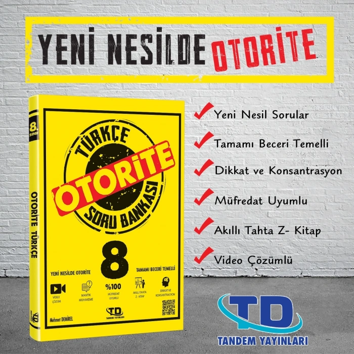 OTORİTE TÜRKÇE SORU BANKASI 8.SINIF