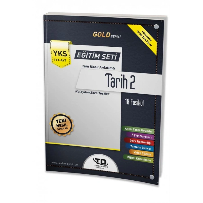 YKS TYT-AYT TARİH 2 GOLD SERİSi