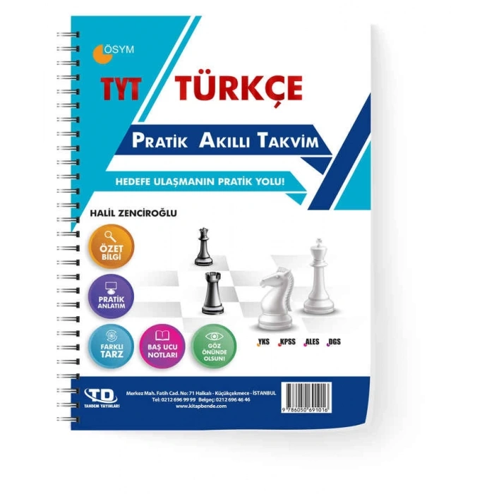 TYT TÜRKÇE PRATİK AKILLI TAKVİM