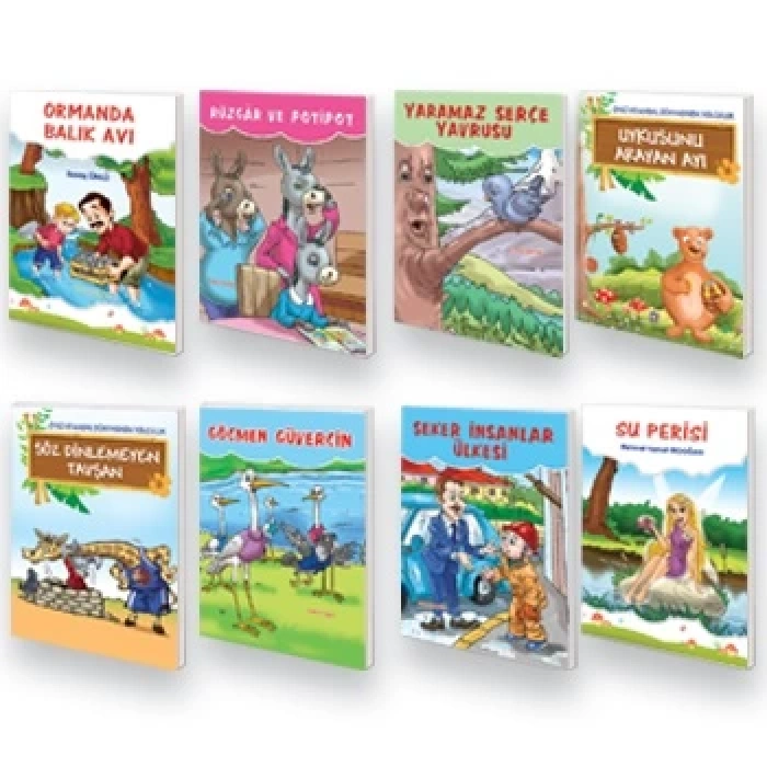 KUTU EĞLENCELİ ÖYKÜLER 8 KİTAP