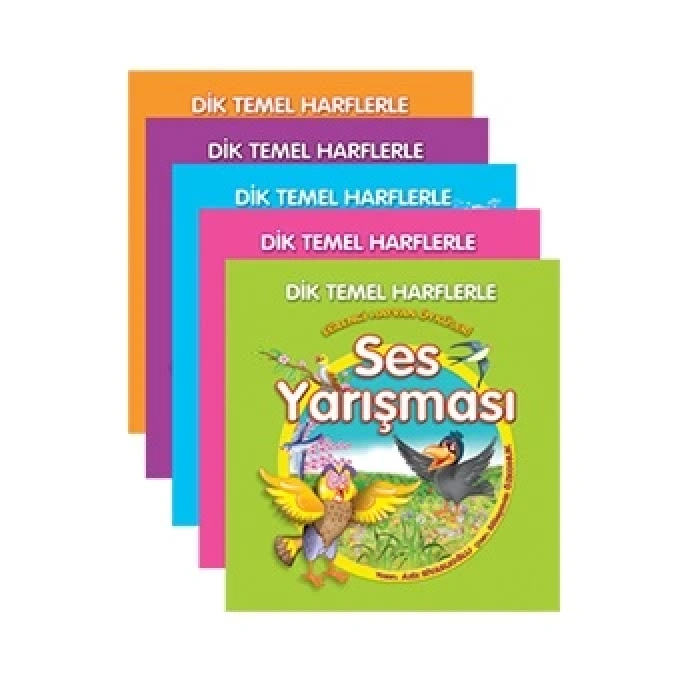 DİK TEMEL HARFLERLE EĞLENCELİ HAYVAN ÖYKÜLERİ 5 KT 1.SINIF