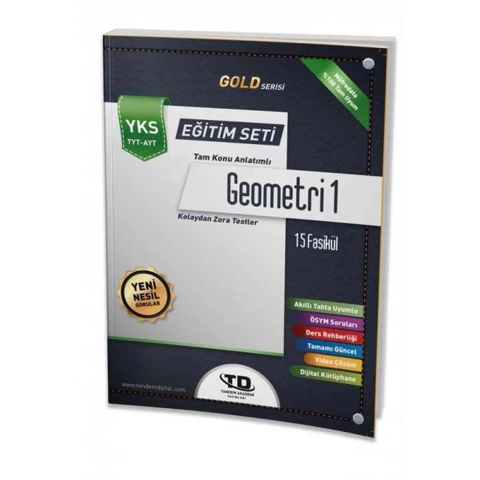 YKS TYT-AYT GEOMETRİ 1 GOLD SERİSİ