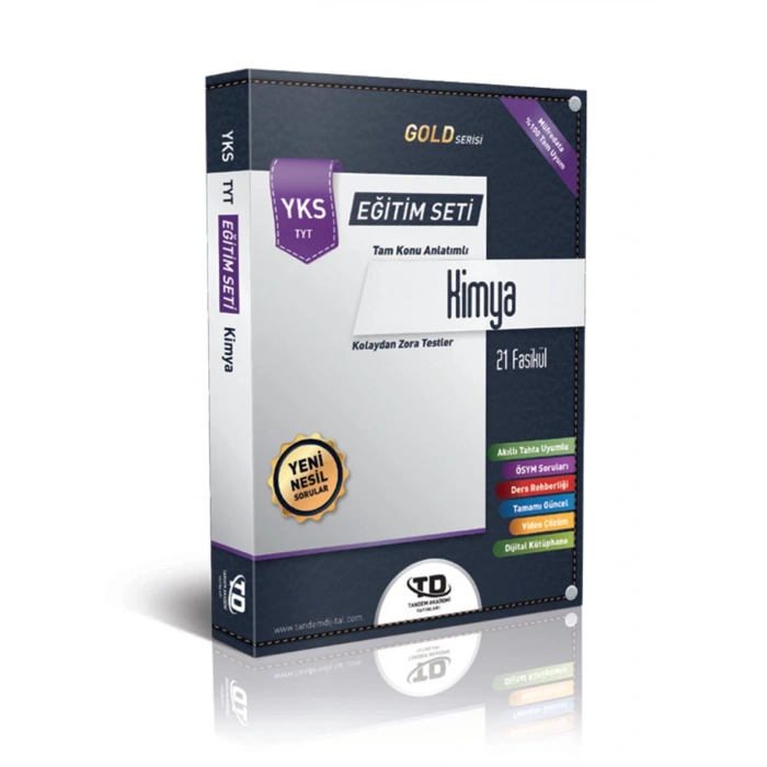YKS TYT KİMYA GOLD SERİSİ