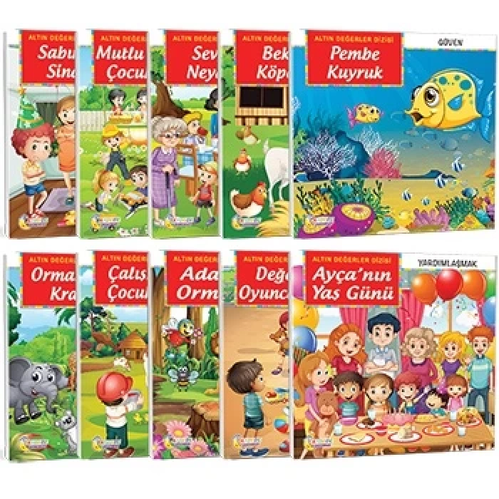 ALTIN DEĞERLER DİZİSİ 10 KİTAP 1.SINIF