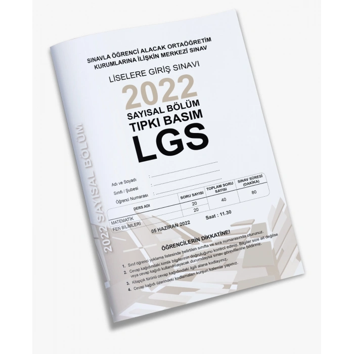 TIPKI BASIM LGS 2022