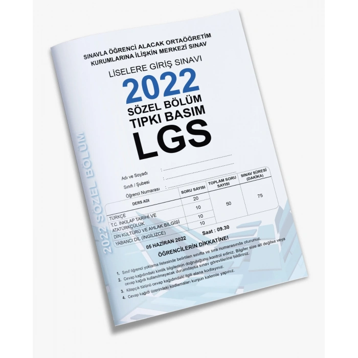 TIPKI BASIM LGS 2022